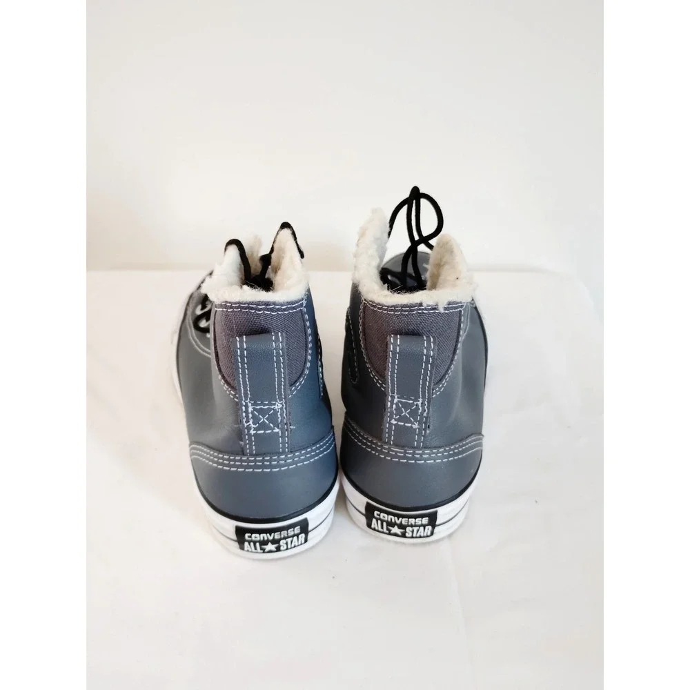 Converse All Star Chuck Taylor City Hiker DENIM BLUE Leather Shearling M 4/WM 6